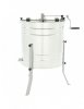4-frame diagonal manual honey extractor, Ø600, universal basket, with a stainless valve - MINIMA